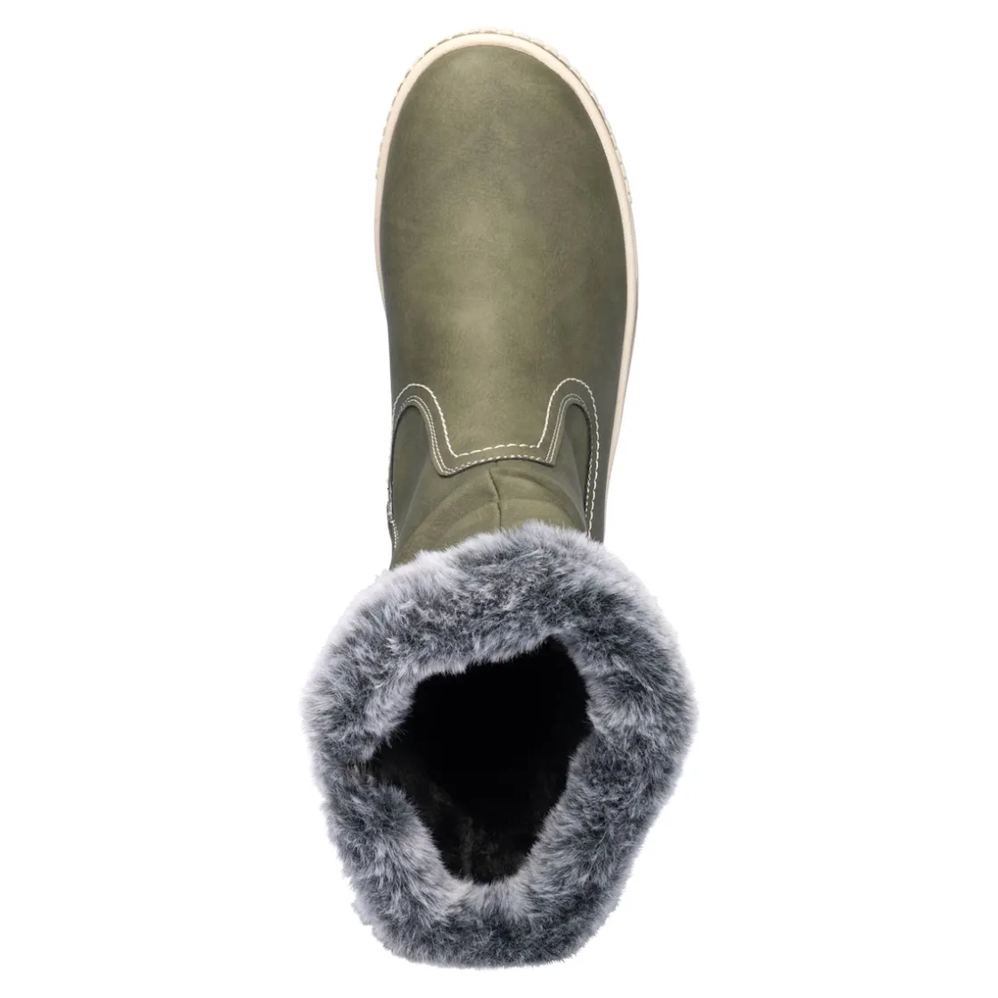 Stiefel|Die moderne Hausfrau Bequem-Stiefel „Claudia“ grün