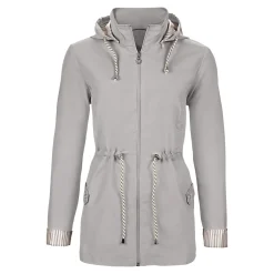 Jacken & Westen|Die moderne Hausfrau Übergangsjacke "Linda" steingrau