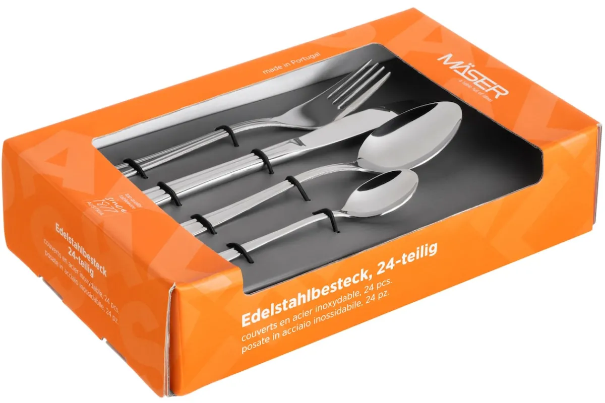 Die moderne Hausfrau Besteck-Set, Edelstahl Cindy