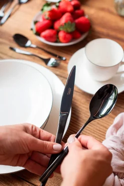 Besteck-Sets|Die moderne Hausfrau Besteck-Set, Edelstahl Nigran