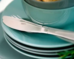 Besteck-Sets|Die moderne Hausfrau Besteck-Set, Edelstahl Serie 200 6x Menülöffel, 6x Menügabel, 6x Menümesser, 6x Kaffeelöffel, 6x Kuchengabel