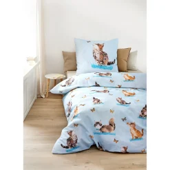 Bettzubehör ·Bettwäsche & Spannbettlaken|Die moderne Hausfrau Bettwäsche Baumwolle 