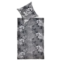 Bettzubehör ·Bettwäsche & Spannbettlaken|Die moderne Hausfrau Bettwäsche "Cashmerelike", 2-teilig, 135x200 cm grau