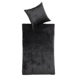 Bettzubehör ·Bettwäsche & Spannbettlaken|Die moderne Hausfrau Bettwäsche "Cashmerelike", 2-teilig, 135x200 cm grau