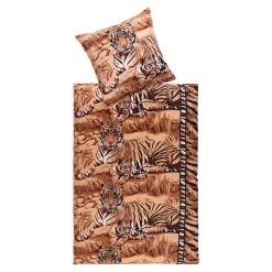 Bettzubehör ·Bettwäsche & Spannbettlaken|Die moderne Hausfrau Bettwäsche „Shir Khan“, 2-teilig, 200x135 cm