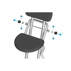 Die moderne Hausfrau Bügel-Stehhilfe