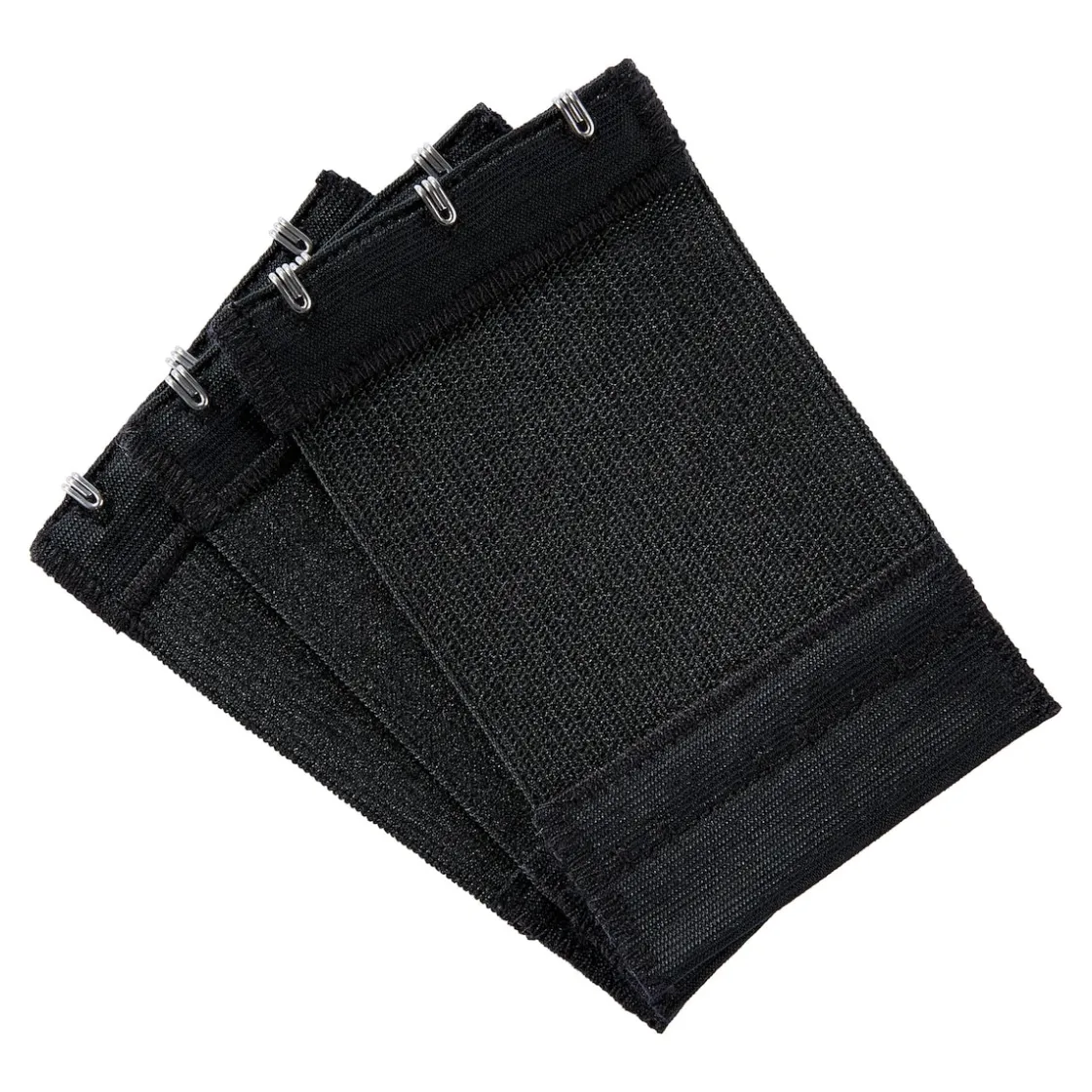 Bh-Erweiterungen & Zubehör|Die moderne Hausfrau BH-Verlängerung, 3 Stück 3 Häkchen schwarz