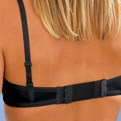 Bh-Erweiterungen & Zubehör|Die moderne Hausfrau BH-Verlängerung, 3 Stück 1 Häkchen schwarz