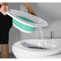 Badhilfen|Die moderne Hausfrau Bidet-Becken, faltbar