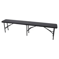 Gartenstühle & -Liegen|Gartentische|Die moderne Hausfrau Bierbank "Rattanoptik"