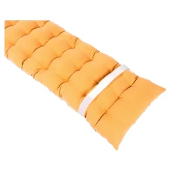 Kissen·Sitzkissen|Outdoor Textilien·Outdoor Sitzauflagen|Die moderne Hausfrau Bierbank-Auflage „Rose“ gelb