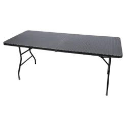 Gartentische|Die moderne Hausfrau Biertisch "Rattanoptik"