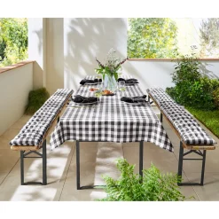 Outdoor Textilien·Outdoor Tischdecken|Die moderne Hausfrau ﻿Biertisch-Tischdecke „Maxi“, 260x110 cm