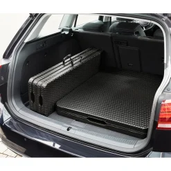 Gartenstühle & -Liegen|Gartentische|Die moderne Hausfrau Bierzelt-Garnitur "Rattanoptik", 3-teilig