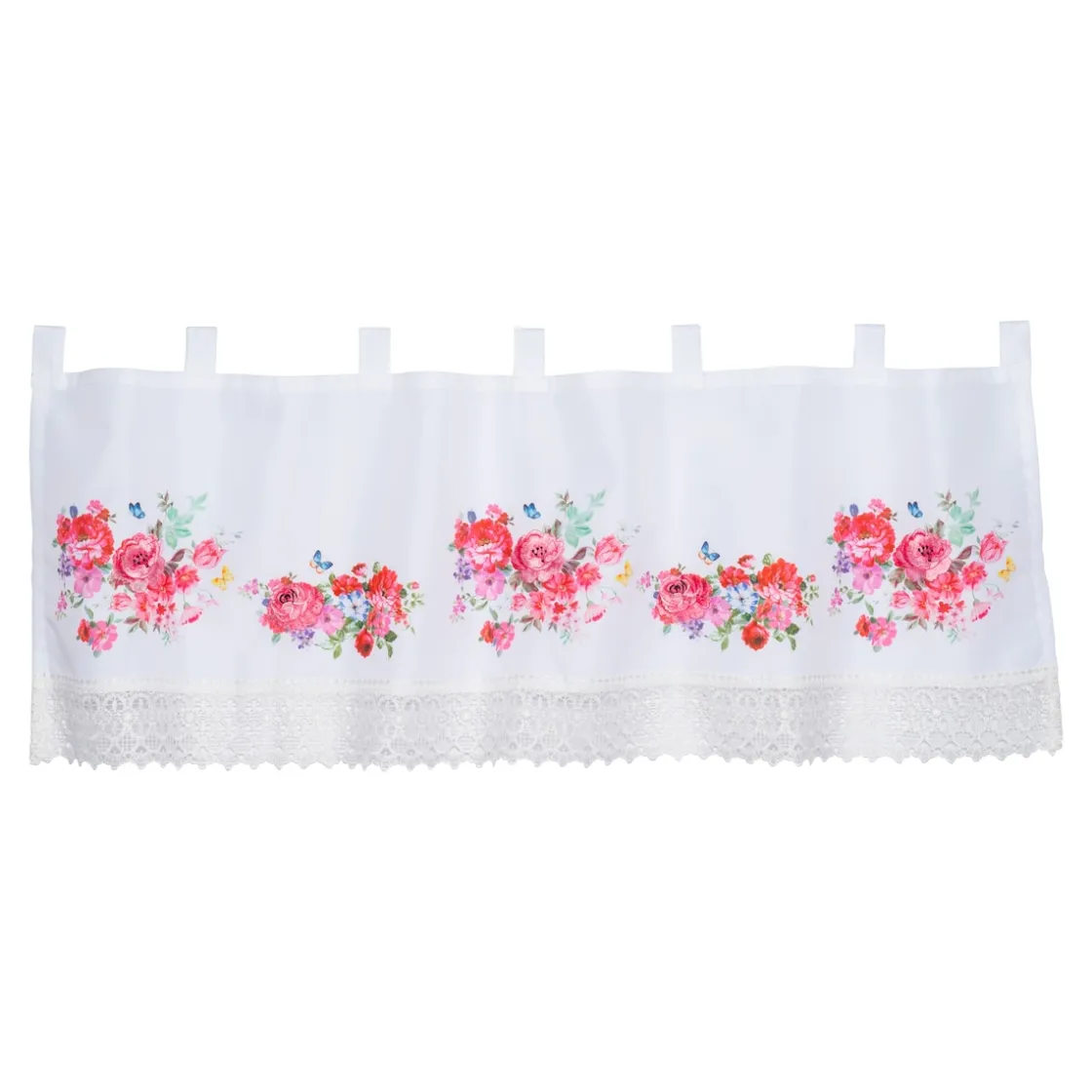 Gardinen & Stores|Die moderne Hausfrau Bistrogardine „Blüte“