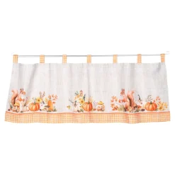 Herbstdekoration|Gardinen & Stores|Die moderne Hausfrau Bistrogardine „Eichhörnchen Eddi“