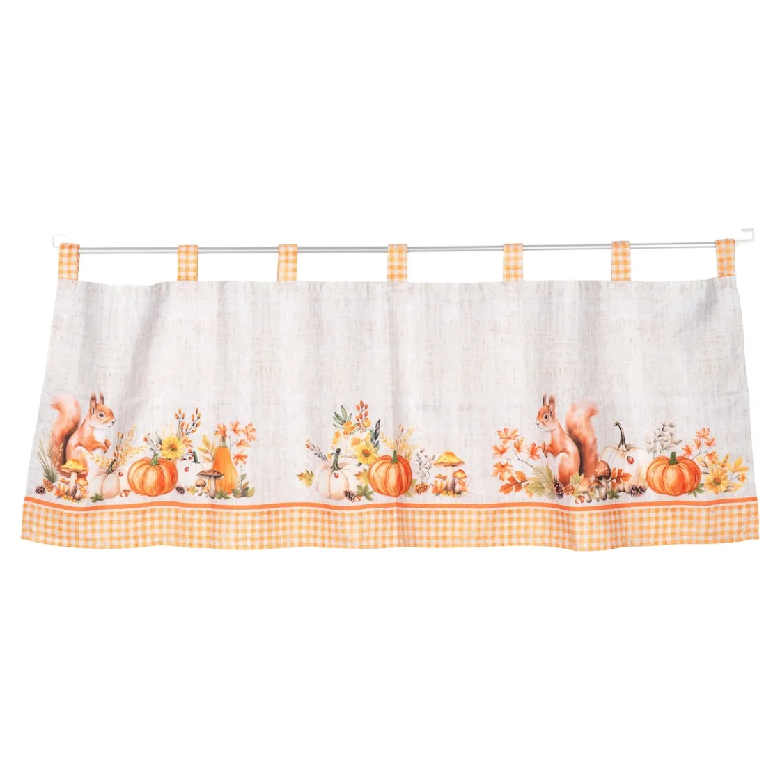 Herbstdekoration|Gardinen & Stores|Die moderne Hausfrau Bistrogardine „Eichhörnchen Eddi“