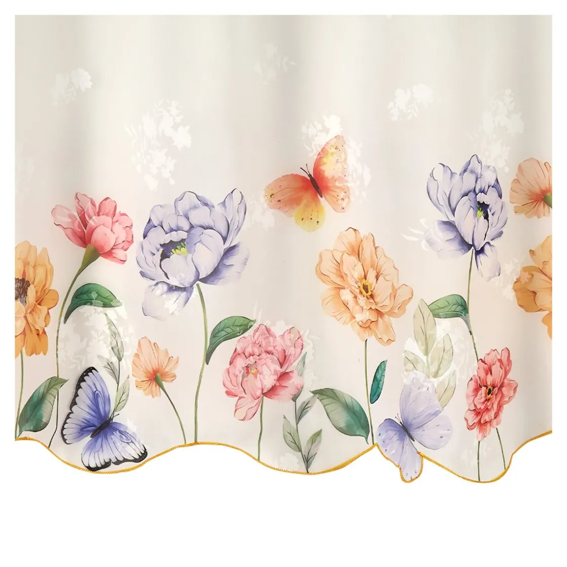 Frühlingsdekoration|Osterdekoration|Die moderne Hausfrau Bistrogardine „Frühlingszauber“