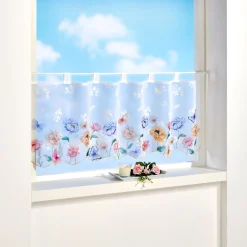 Frühlingsdekoration|Osterdekoration|Die moderne Hausfrau Bistrogardine „Frühlingszauber“