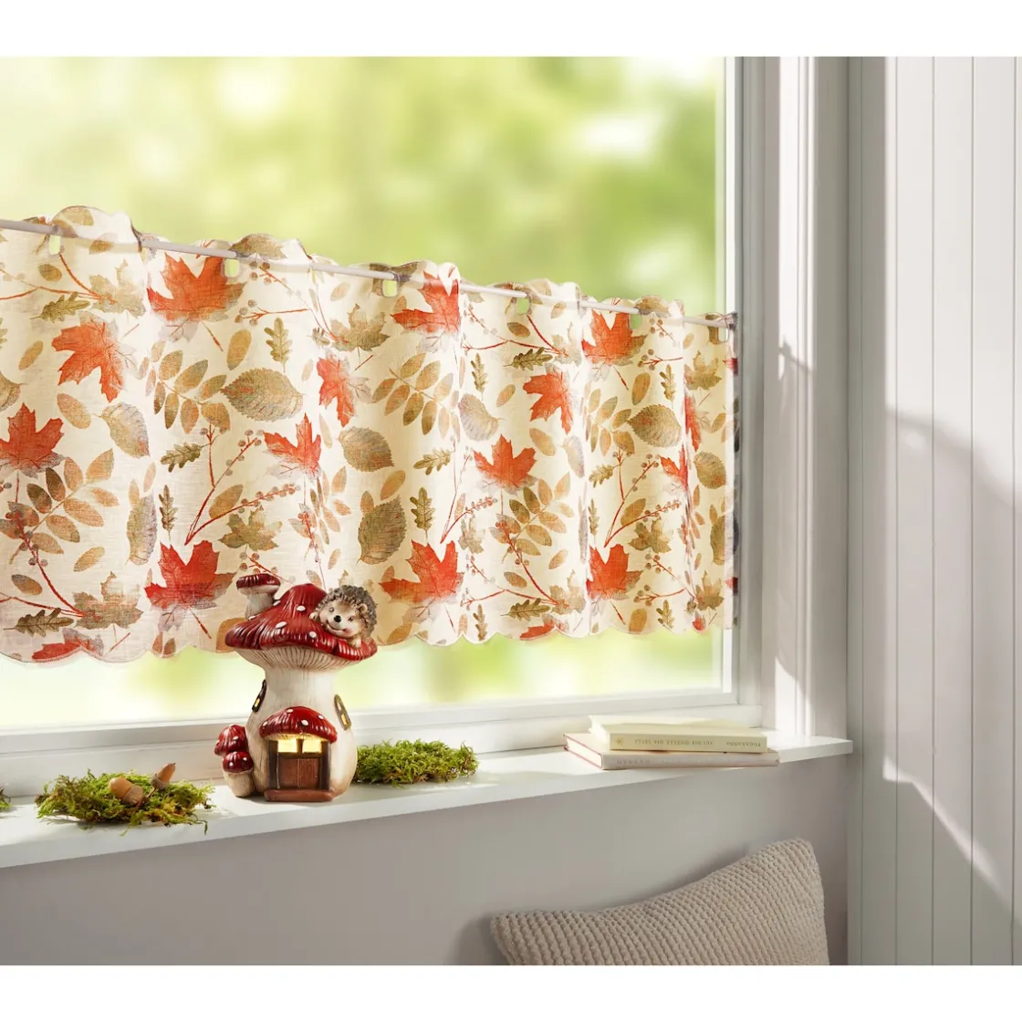 Herbstdekoration|Gardinen & Stores|Die moderne Hausfrau Bistrogardine „Herbstzauber“