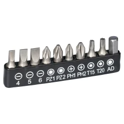 Werkzeug|Die moderne Hausfrau Bithalter „Prothese“, 30-teilig + Gratis Schraubendreher