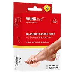 Hausapotheke ·Pflaster|Die moderne Hausfrau Blasenpflaster + 3 Druckstellenschutzkissen, 4 Stück