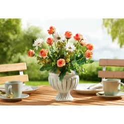 Kunstpflanzen|Die moderne Hausfrau Blumengesteck im Pokal