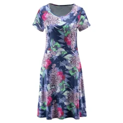 Kleider & Röcke|Die moderne Hausfrau Blumenkleid "Wildrose"
