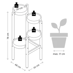 Pflanzgefäße & Blumentöpfe|Die moderne Hausfrau Blumenständer