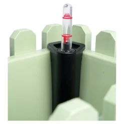 Die moderne Hausfrau Blumentopf 2 in 1 „Landhaus“ rund