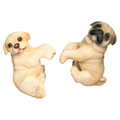 Pflanzgefäße & Blumentöpfe|Die moderne Hausfrau ﻿Blumentopf-Deko „Hundefreunde“, 2-teilig