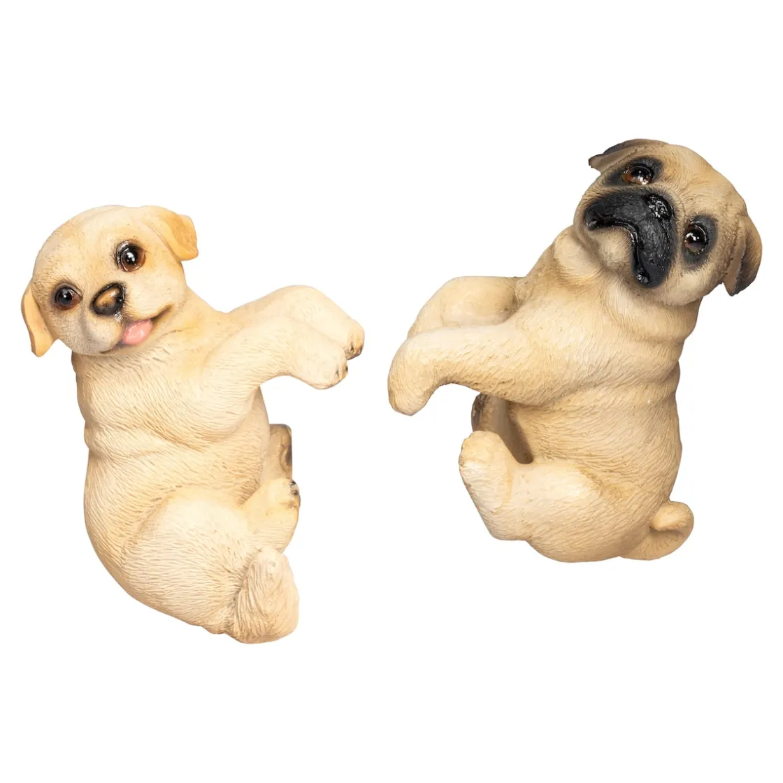 Pflanzgefäße & Blumentöpfe|Die moderne Hausfrau Blumentopf-Deko „Hundefreunde“, 2-teilig