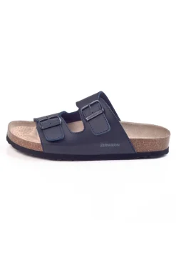 Clogs & Pantoletten|Die moderne Hausfrau BONILLO Pantoletten blau