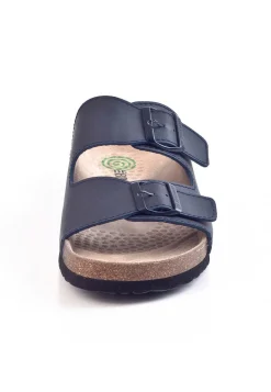 Clogs & Pantoletten|Die moderne Hausfrau BONILLO Pantoletten blau