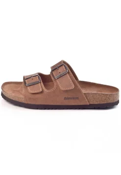 Clogs & Pantoletten|Die moderne Hausfrau BONILLO Pantoletten braun