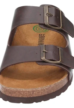 Clogs & Pantoletten|Die moderne Hausfrau BONILLO Pantoletten braun