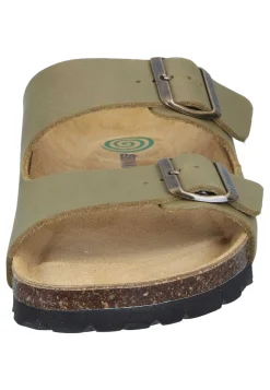 Clogs & Pantoletten|Die moderne Hausfrau BONILLO Pantoletten grün