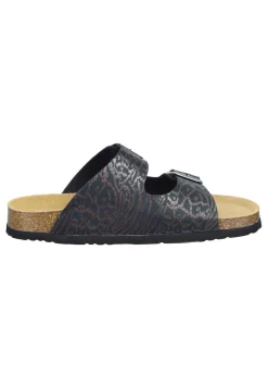 Damen Die moderne Hausfrau BONILLO Pantoletten schwarz