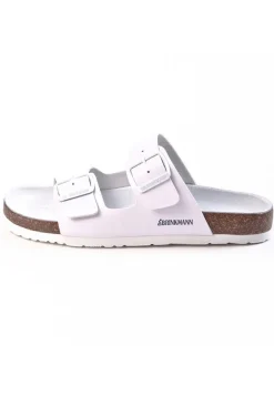 Clogs & Pantoletten|Die moderne Hausfrau BONILLO Pantoletten weiß