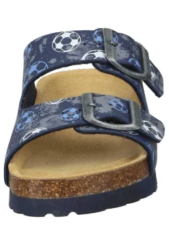 Clogs & Pantoletten|Die moderne Hausfrau BONILLO KIDS Pantoletten blau