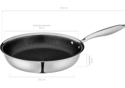 Pfannen|Die moderne Hausfrau Bratpfanne, Edelstahl Hestia 1 x Pfanne