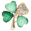 Schmuck & Uhren ·Broschen|Die moderne Hausfrau Brosche „Glücks-Kleeblatt“