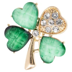 Schmuck & Uhren ·Broschen|Die moderne Hausfrau Brosche „Glücks-Kleeblatt“