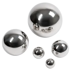 Gartendekoration ·Gartenfiguren|Gartenfiguren|Die moderne Hausfrau Bundle Edelstahl-Kugeln, 5 Stück