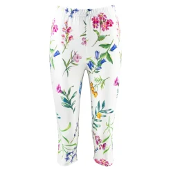Hosen & Leggings|Die moderne Hausfrau Capri-Leggings „Blumen“