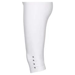 Hosen & Leggings|Die moderne Hausfrau Capri-Leggings „Diamant-Optik“ weiß