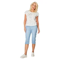 Damen Die moderne Hausfrau Capri-Schlupfjeans „Dunja“
