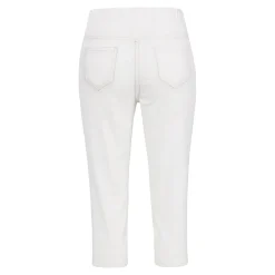 Hosen & Leggings|Die moderne Hausfrau Capri-Schlupfjeans „Dunja“ weiß