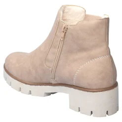 Stiefeletten|Die moderne Hausfrau Chelsea-Wärmeboot „Bibi“ beige