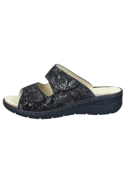 Damen Die moderne Hausfrau CHELVA Komfort Pantoletten schwarz